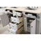 James Martin Vanities Bristol 60in Double Vanity, Bright White w/ 3 CM Eternal Marfil Quartz Top 157-V60D-BW-3EMR - alternate 4